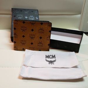 MCM Cognac Visetos Men's Wallet